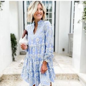 Salt to Sable Dress in Hydrangea Sz S NWT